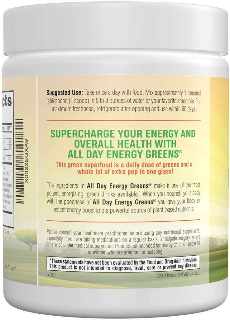 All Day Energy Greens (Fruity Flavor)